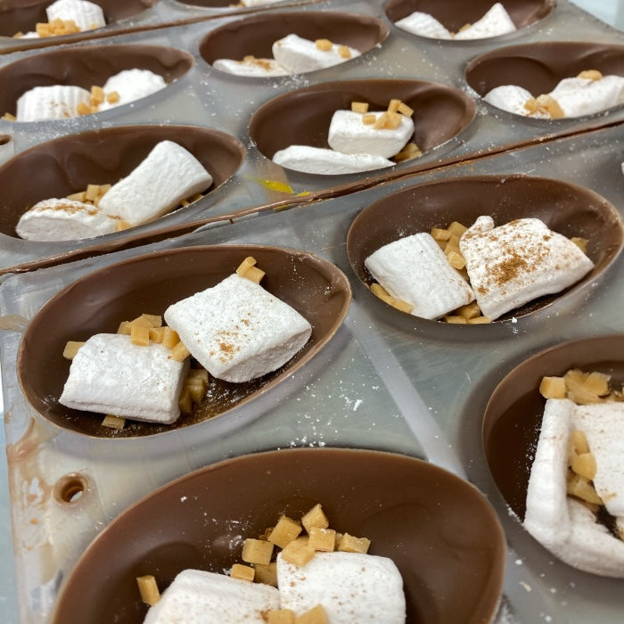 MelkChocolade Paasei met Marshmallow & Caramel – 85g - Marshmallowstore.nl