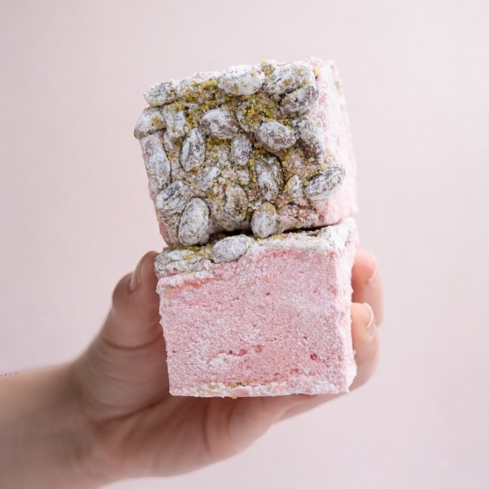 Raspberry &amp; Pistachio Marshmallow