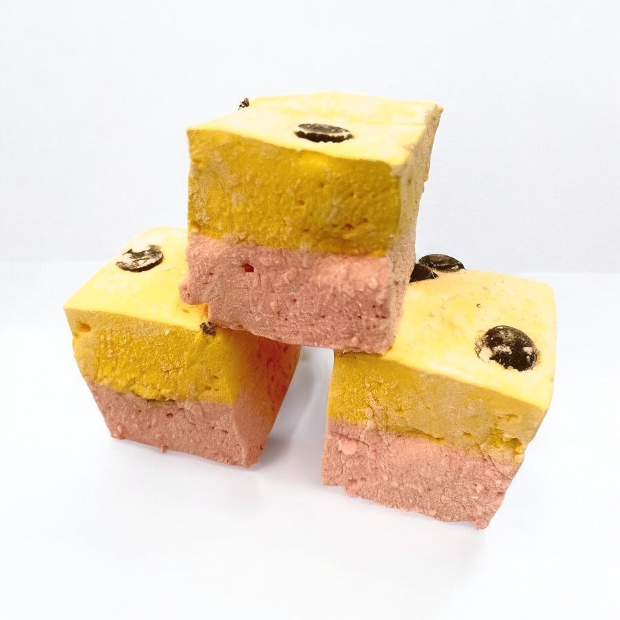 Marshmallow Raspberry-Lemon-Dark Chocolate