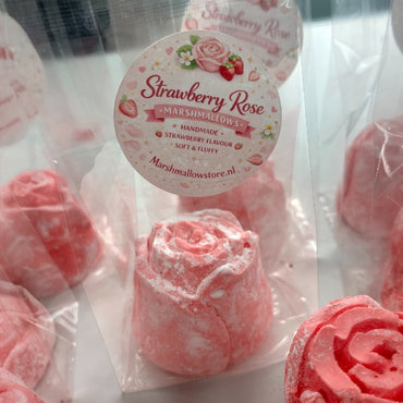 Marshmallow Strawberry Rose